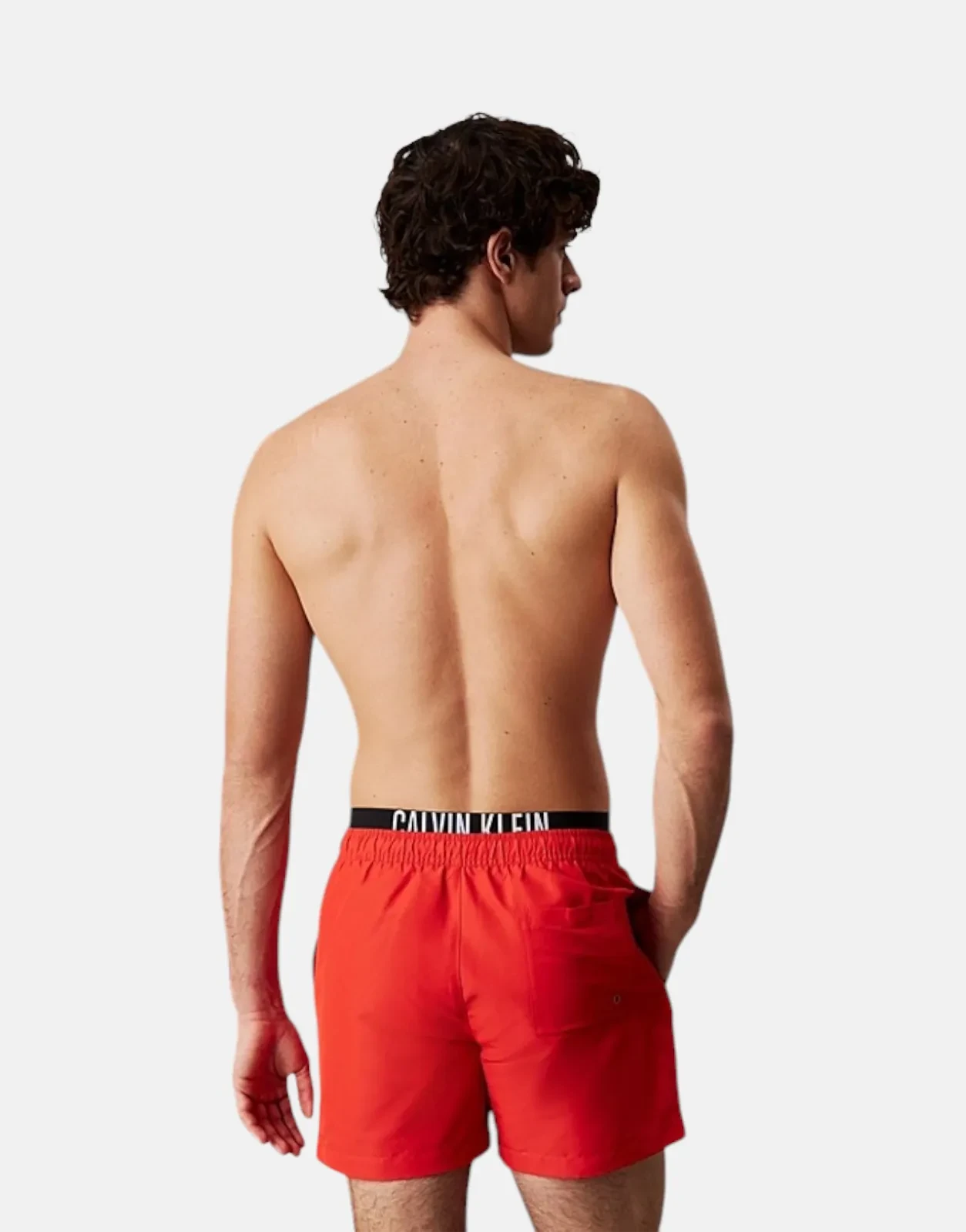Calvin Klein Medium Double Red Swim Shorts - Subwear