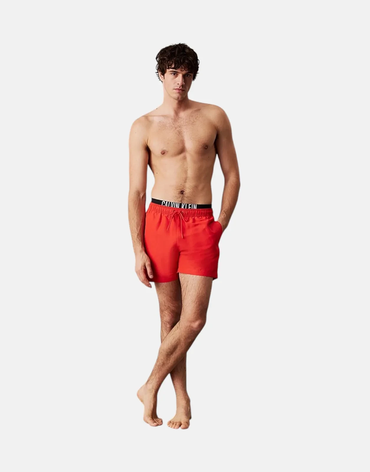 Calvin Klein Medium Double Red Swim Shorts - Subwear