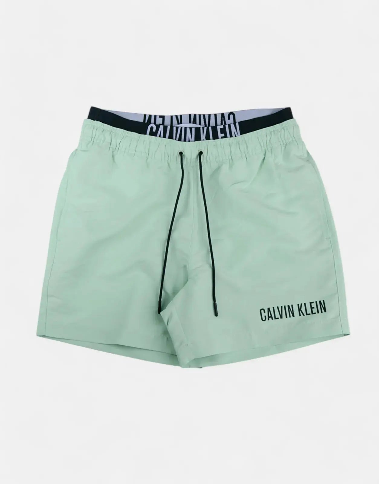 Calvin Klein Medium Double WB Green Shorts - Subwear