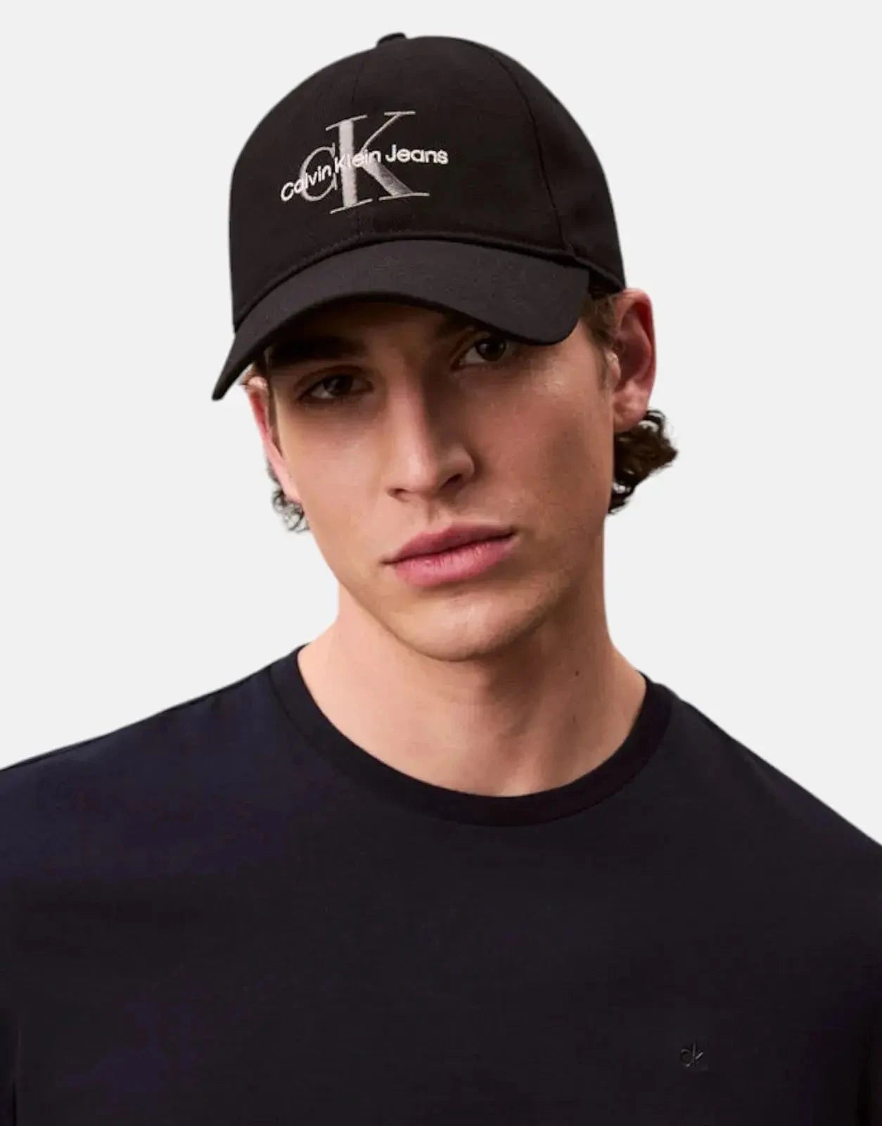 Calvin Klein Mono Logo Embro Black Cap - Subwear