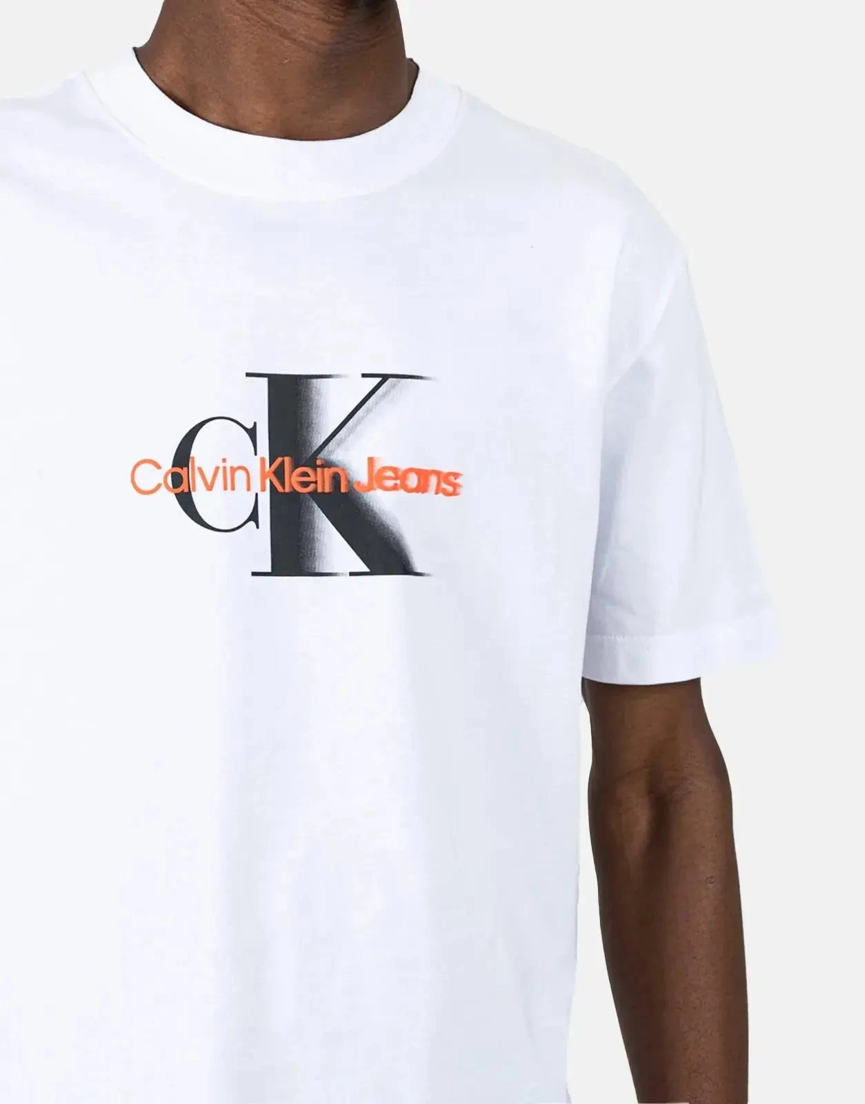 Calvin Klein Monologo Shift White T-Shirt - Subwear