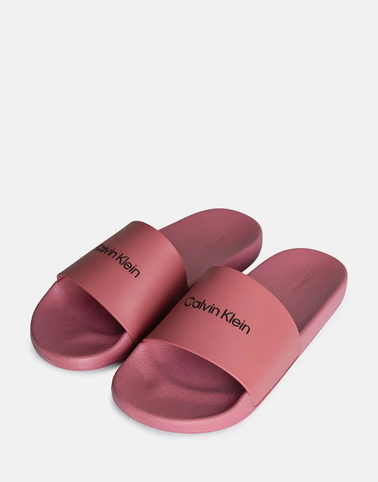 Calvin Klein Rubber Red Pool Slides - Subwear