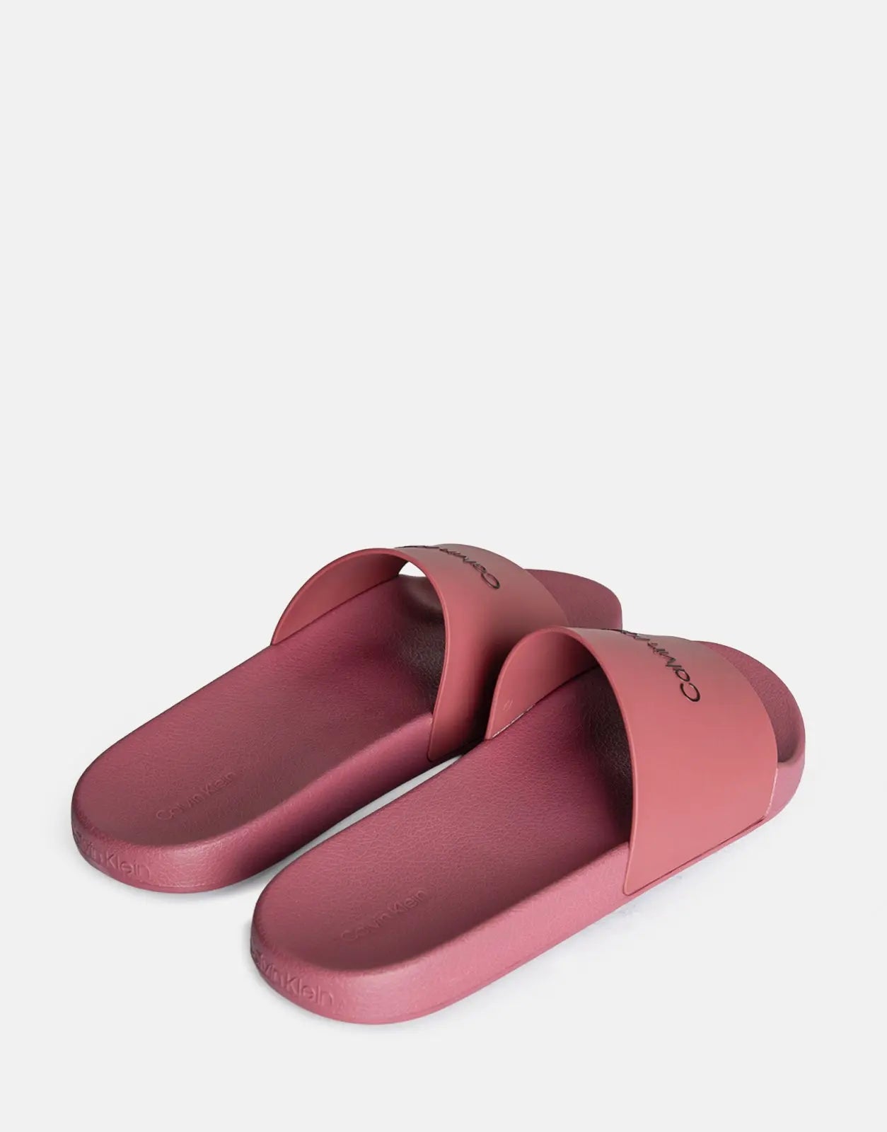Calvin Klein Rubber Red Pool Slides - Subwear