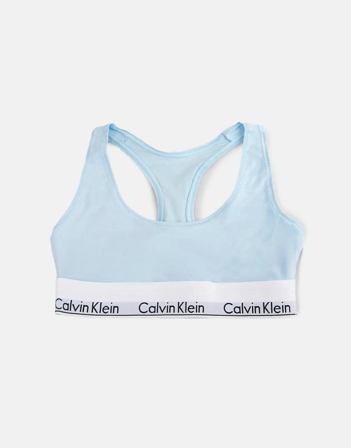 Calvin Klein Unlined Bralette Blue Underwear - Subwear