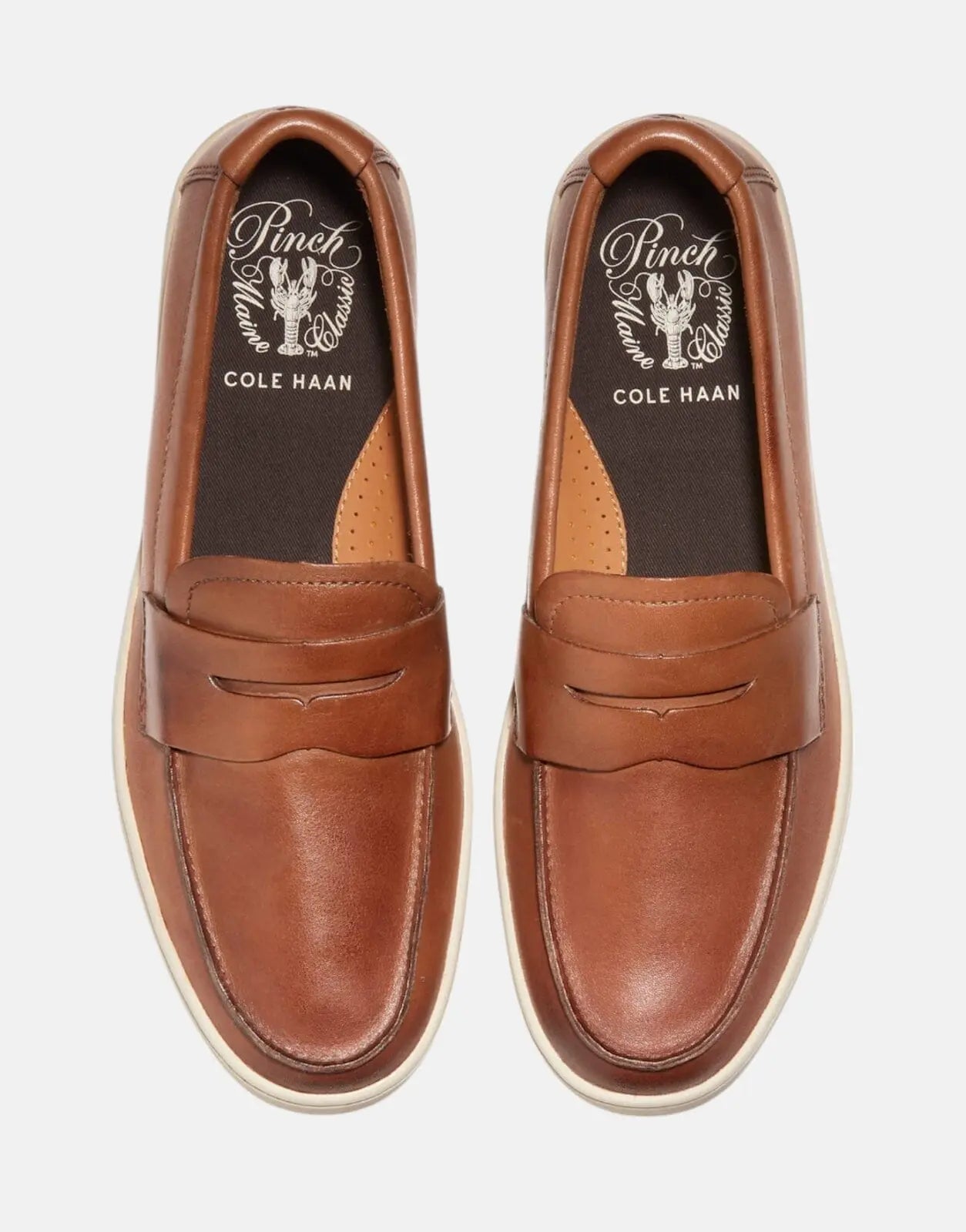 Cole Haan Pinch Weekender Penny Loafers Tan Angora - Subwear
