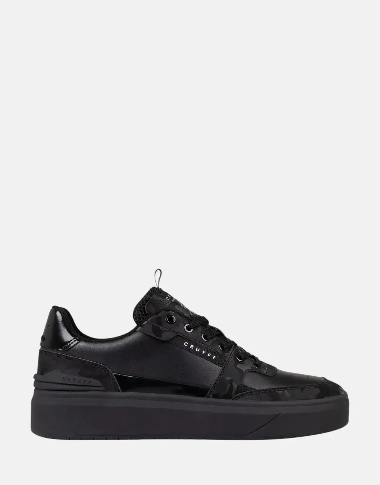 Cruyff Endorsed Black Tennis Sneakers - Subwear