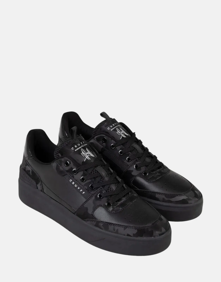 Cruyff Endorsed Black Tennis Sneakers - Subwear