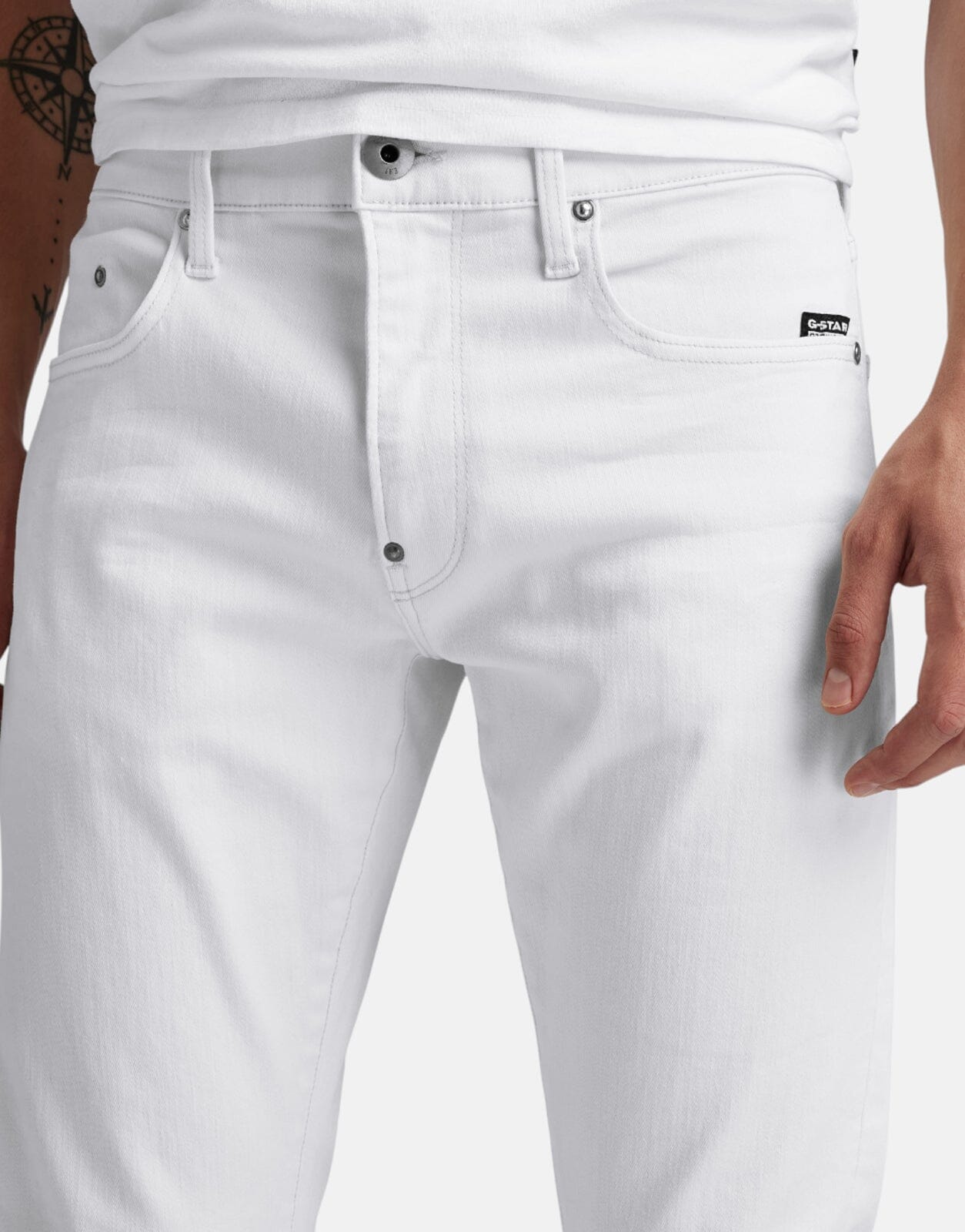 G-Star RAW Revend FWD Skinny Paper White - Subwear