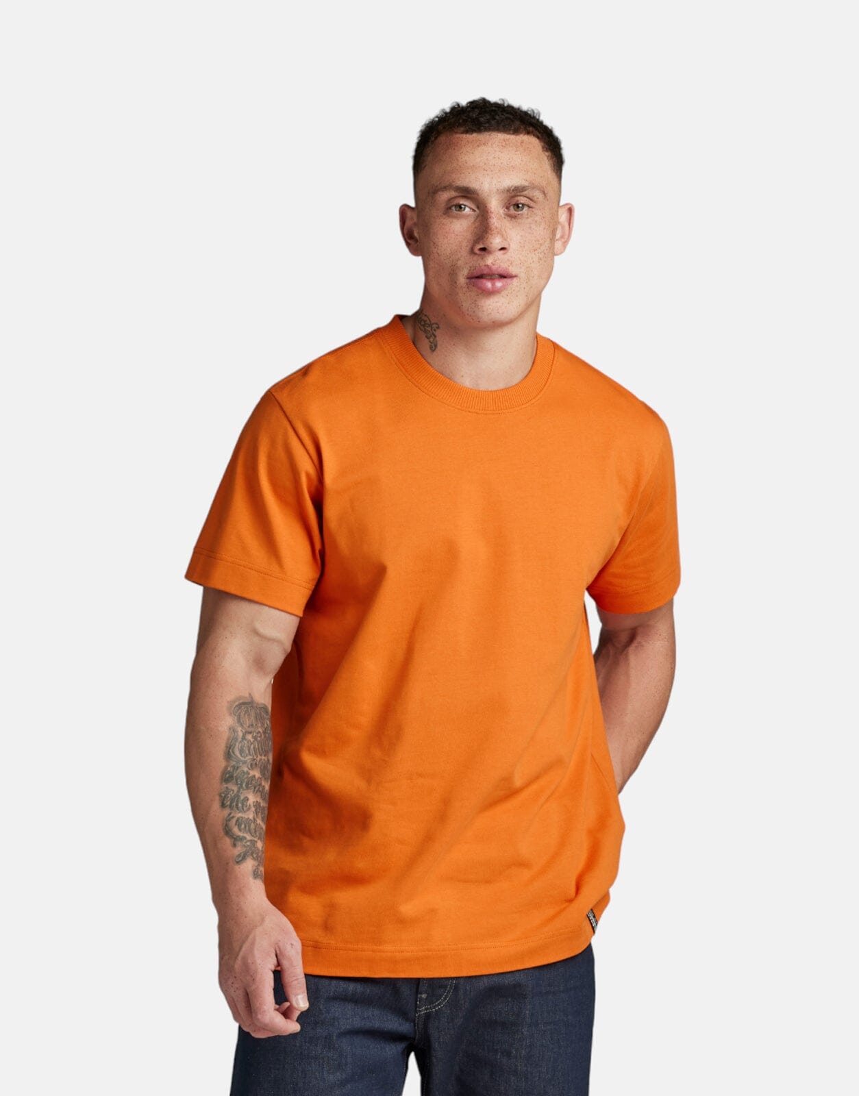 G-Star RAW Essential Loose Orange T-Shirt - Subwear