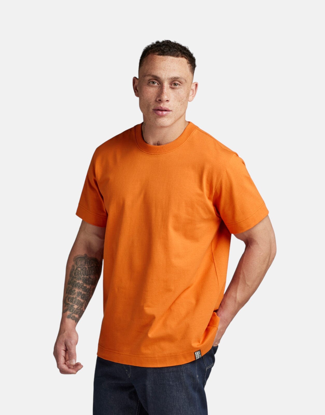 G-Star RAW Essential Loose Orange T-Shirt - Subwear