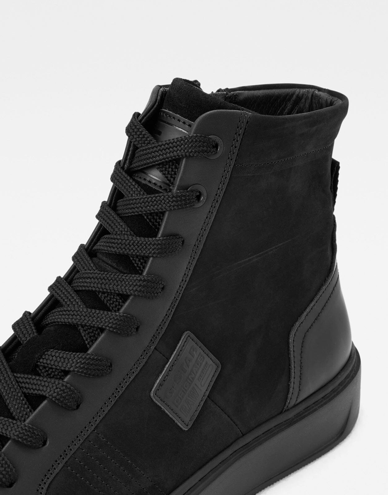 G-Star RAW Postino High Nubuck Sneakers Black - Subwear