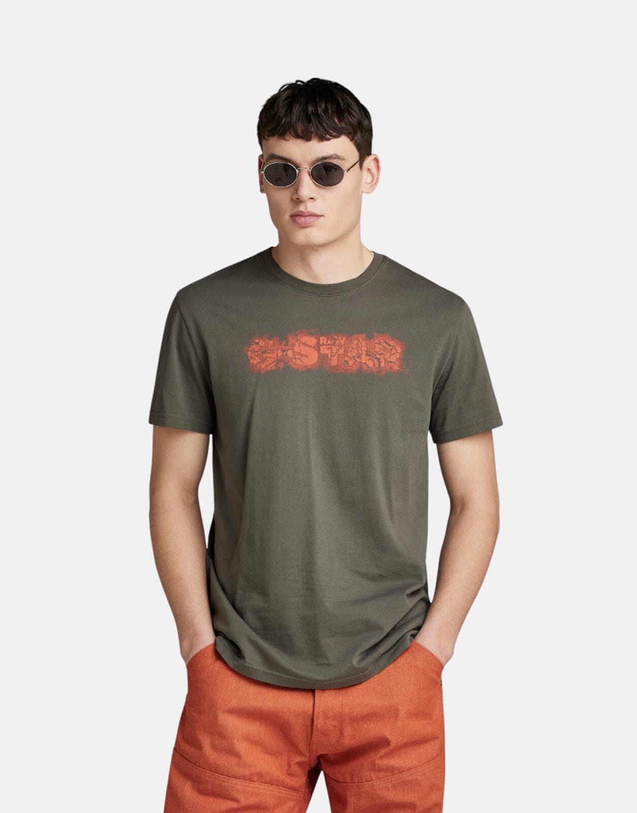 G-Star RAW Distressed Logo T-Shirt - Subwear