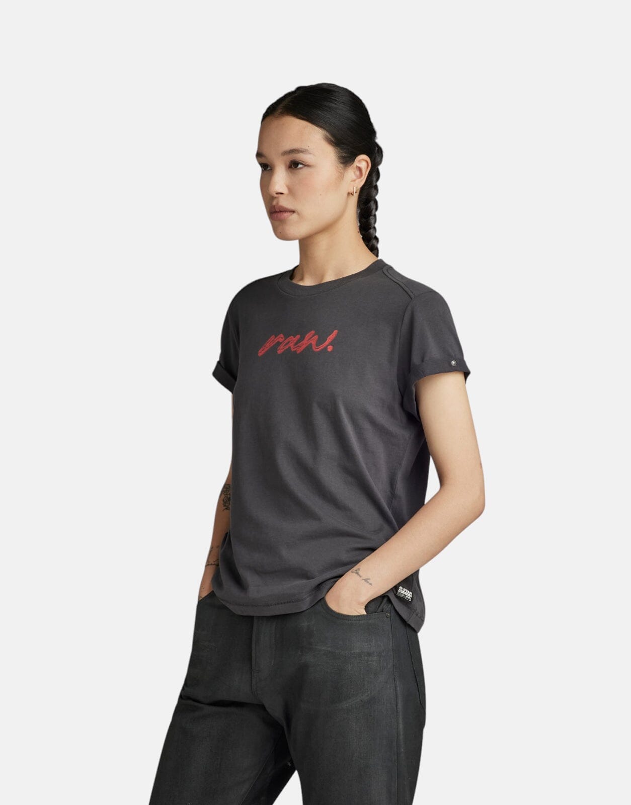 G-Star RAW Dot Asphalt T-Shirt - Subwear