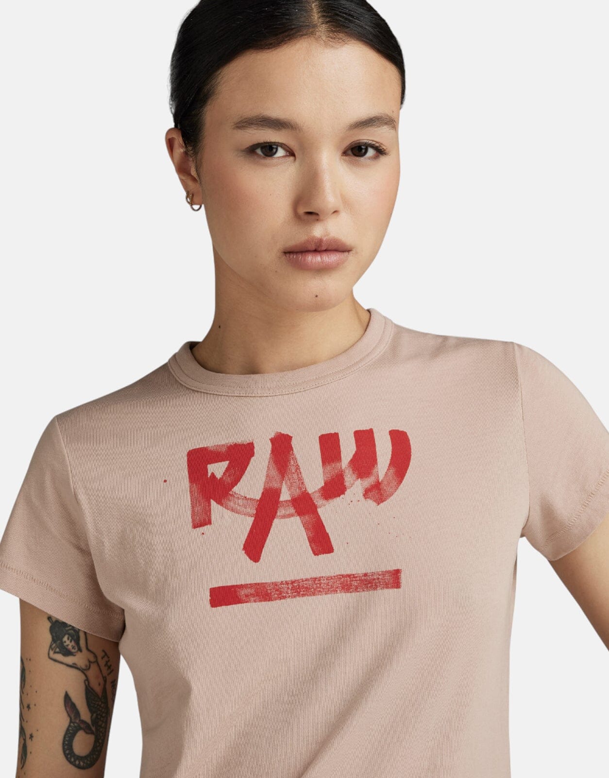 G-Star RAW Calligraphy T-Shirt Moonlight - Subwear