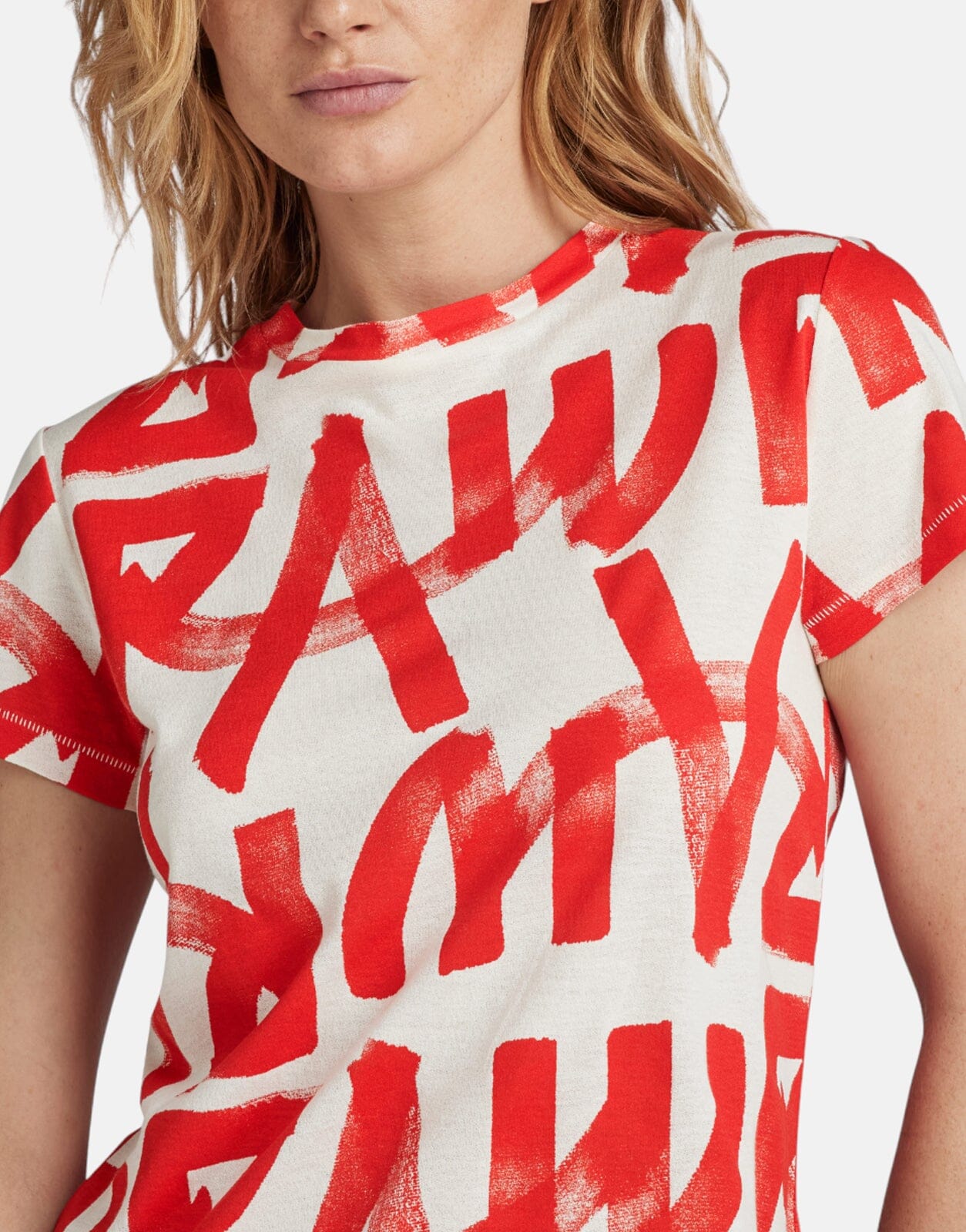 G-Star RAW Calligraphy Ant Wht T-Shirt - Subwear