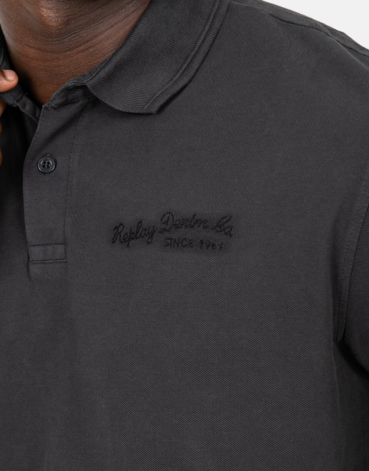 Replay Denim Co Blackboard Polo Shirt - Subwear