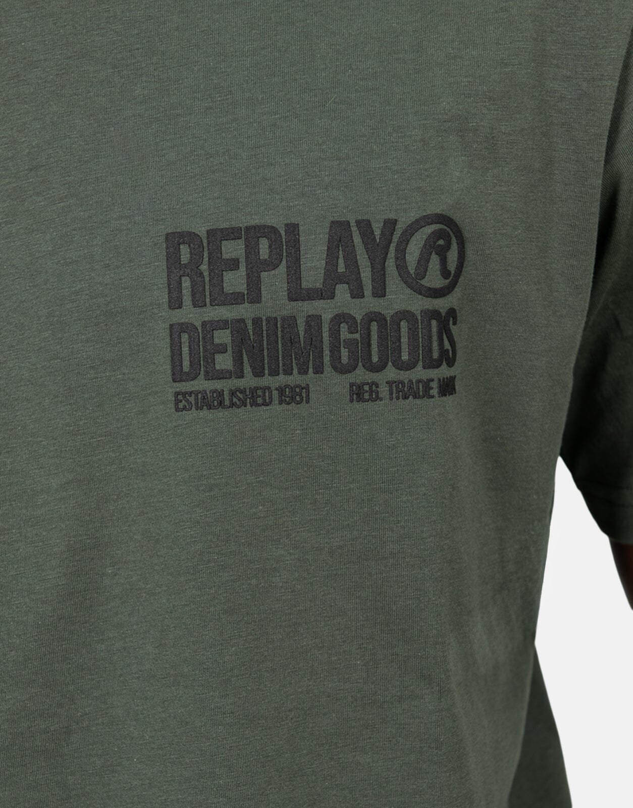 Replay Denim Goods Military Green T-Shirt - Subwear