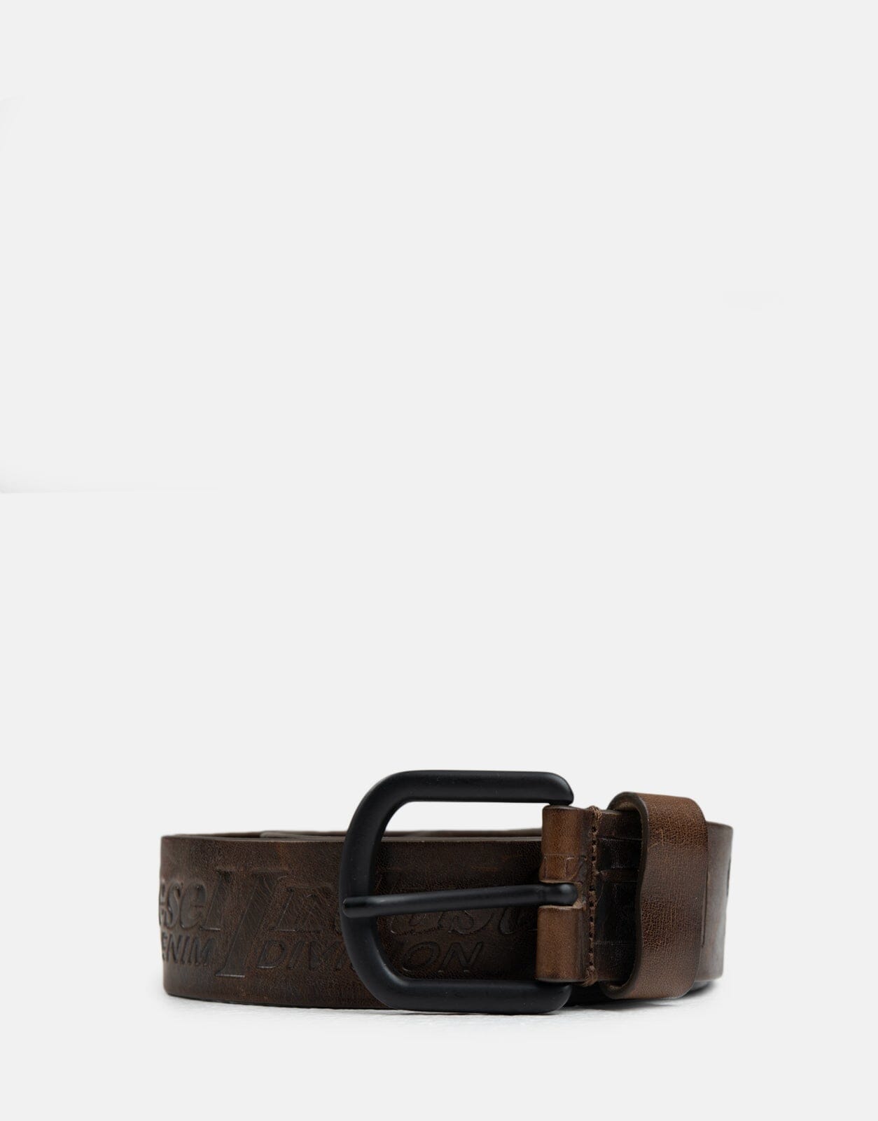 Diesel Embossed Leather Belt - Subwear