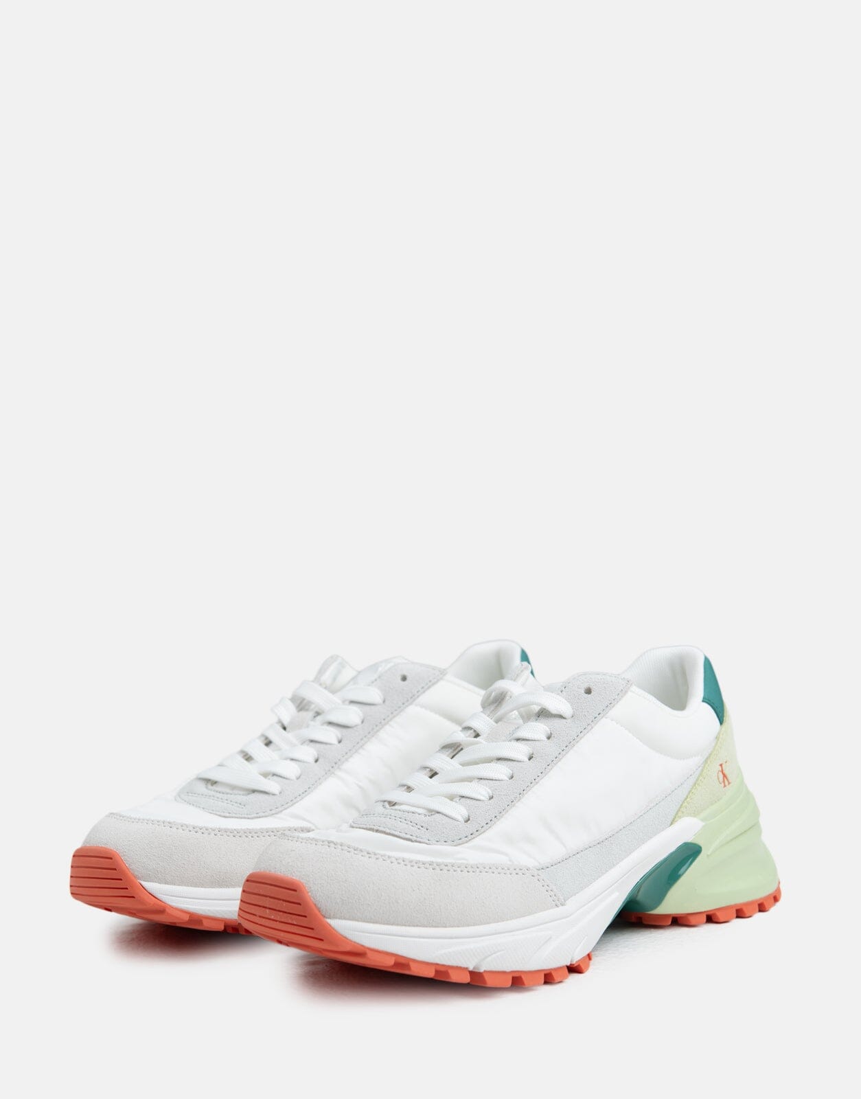 Calvin Klein Hike Runner Nylon Mix White Sneaker - Subwear