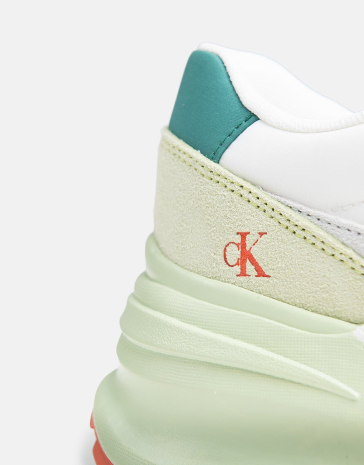 Calvin Klein Hike Runner Nylon Mix White Sneaker - Subwear