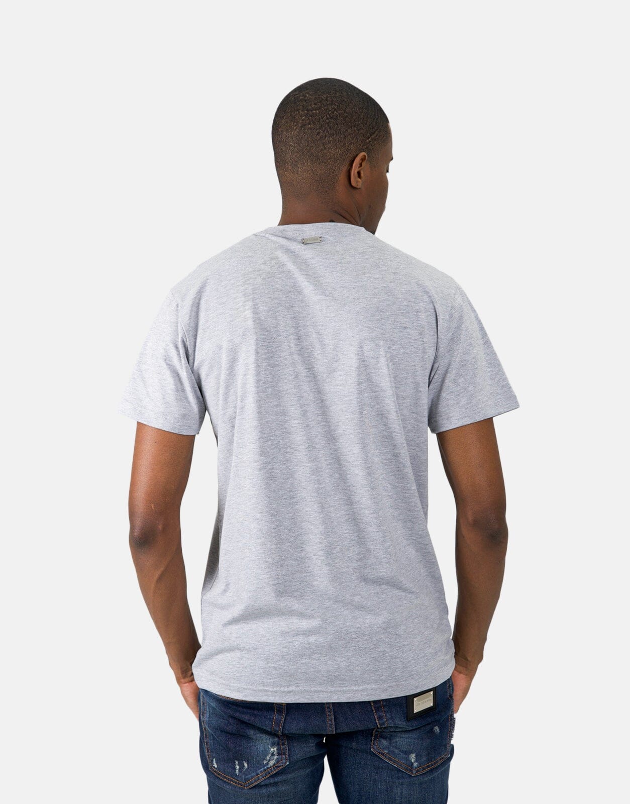 Les Hommes Box Print Grey T-Shirt - Subwear