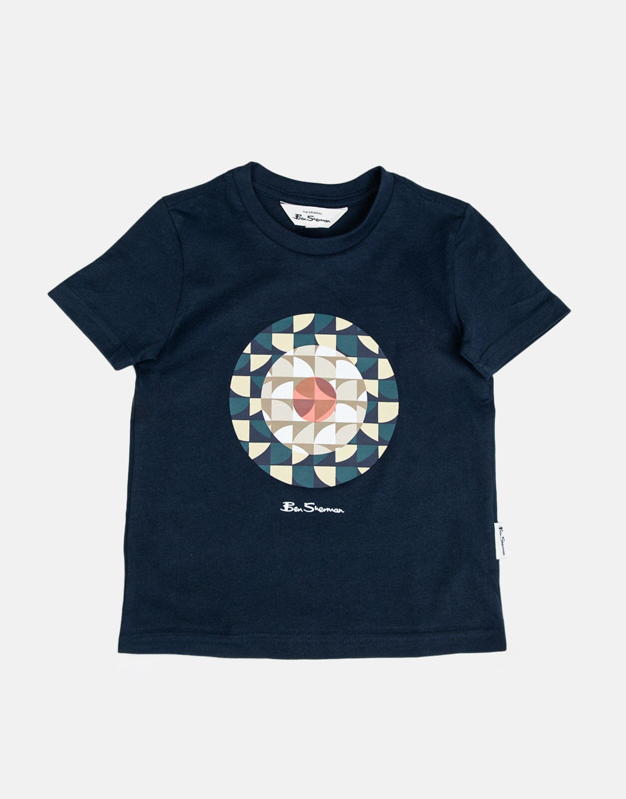 Ben Sherman Kids Geo Target Navy T-Shirt - Subwear