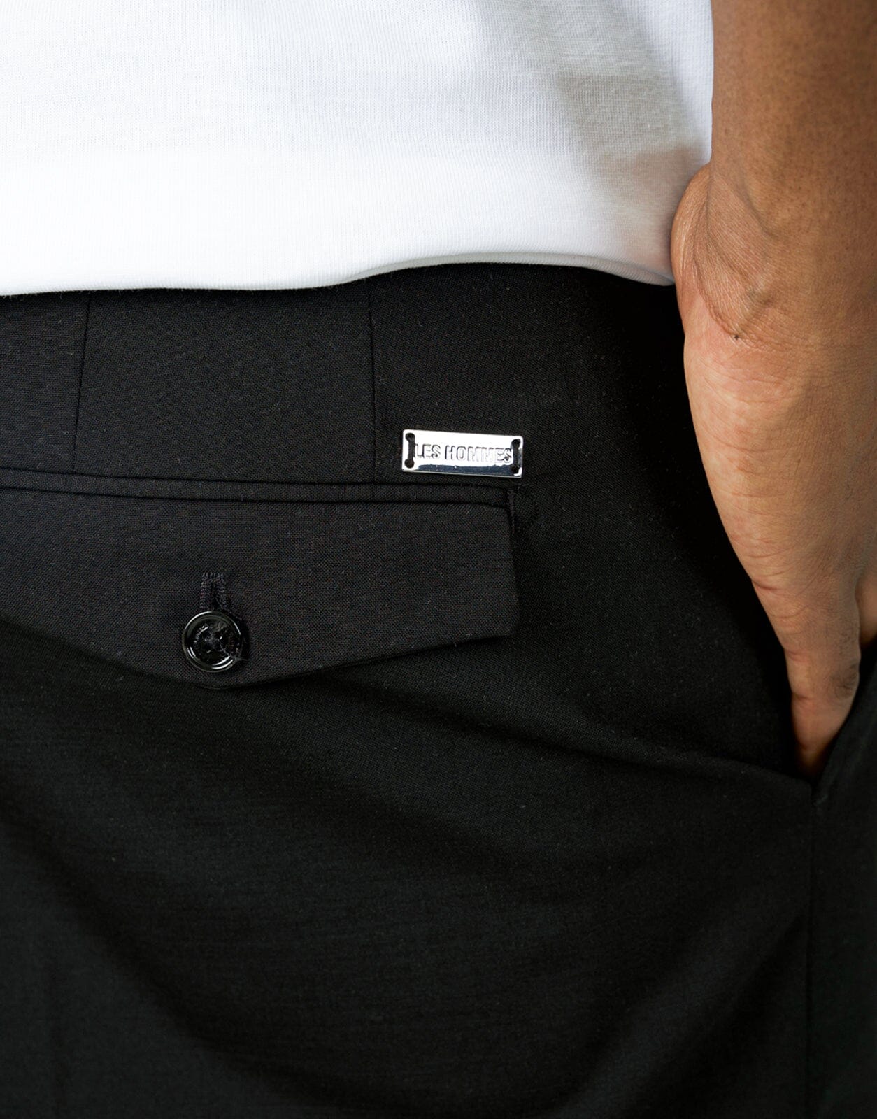 Les Hommes Black Chino Pants - Subwear