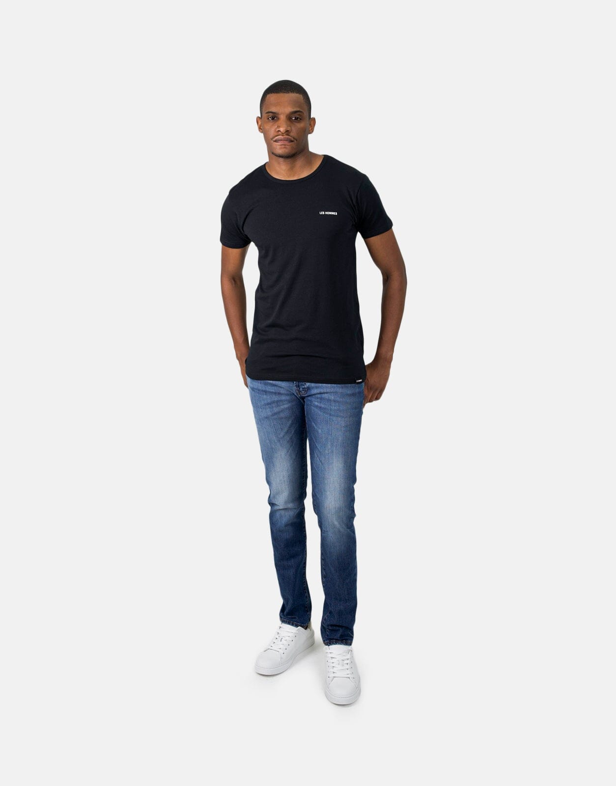Les Hommes Basic Black T-Shirt - Subwear