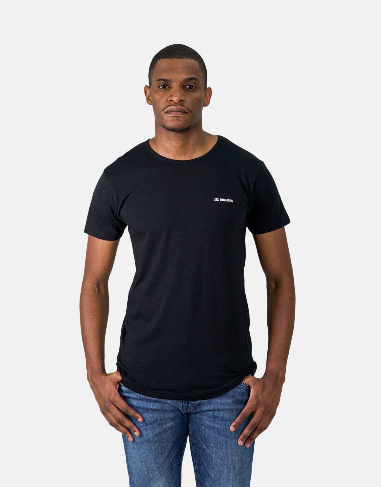 Les Hommes Basic Black T-Shirt - Subwear