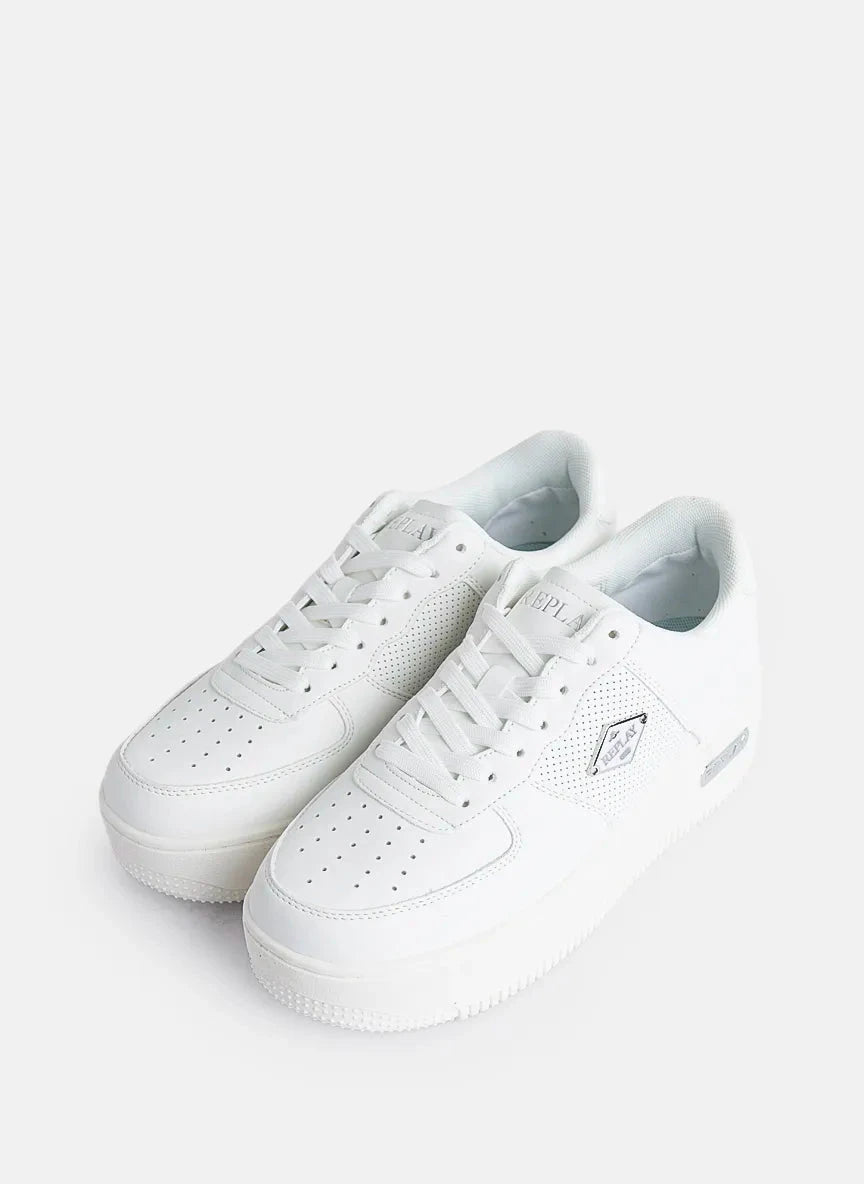 Replay Epic High Total White Sneakers - Subwear