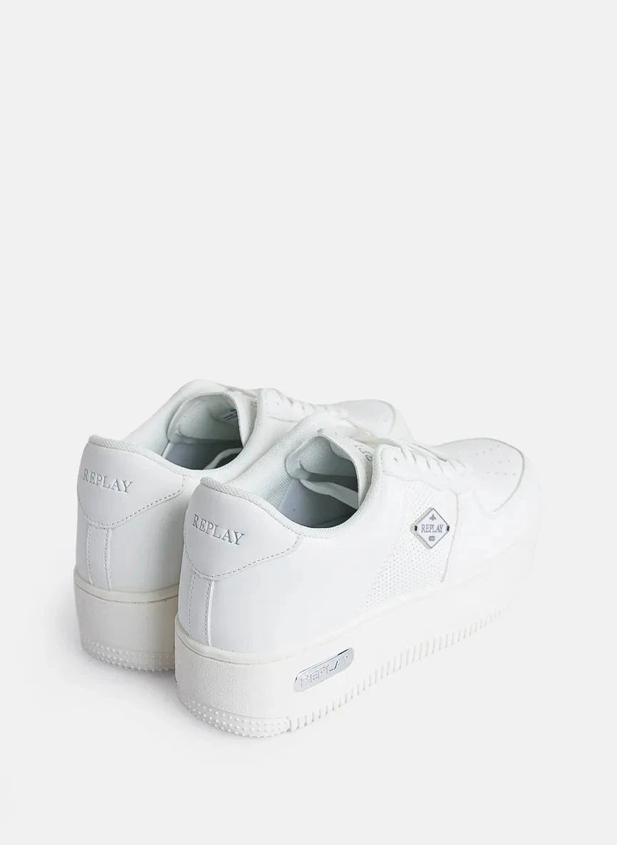 Replay Epic High Total White Sneakers - Subwear