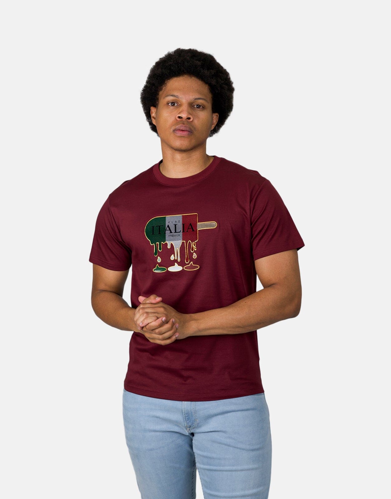 Pure Premium Ferreti Burgandy T-Shirt - Subwear