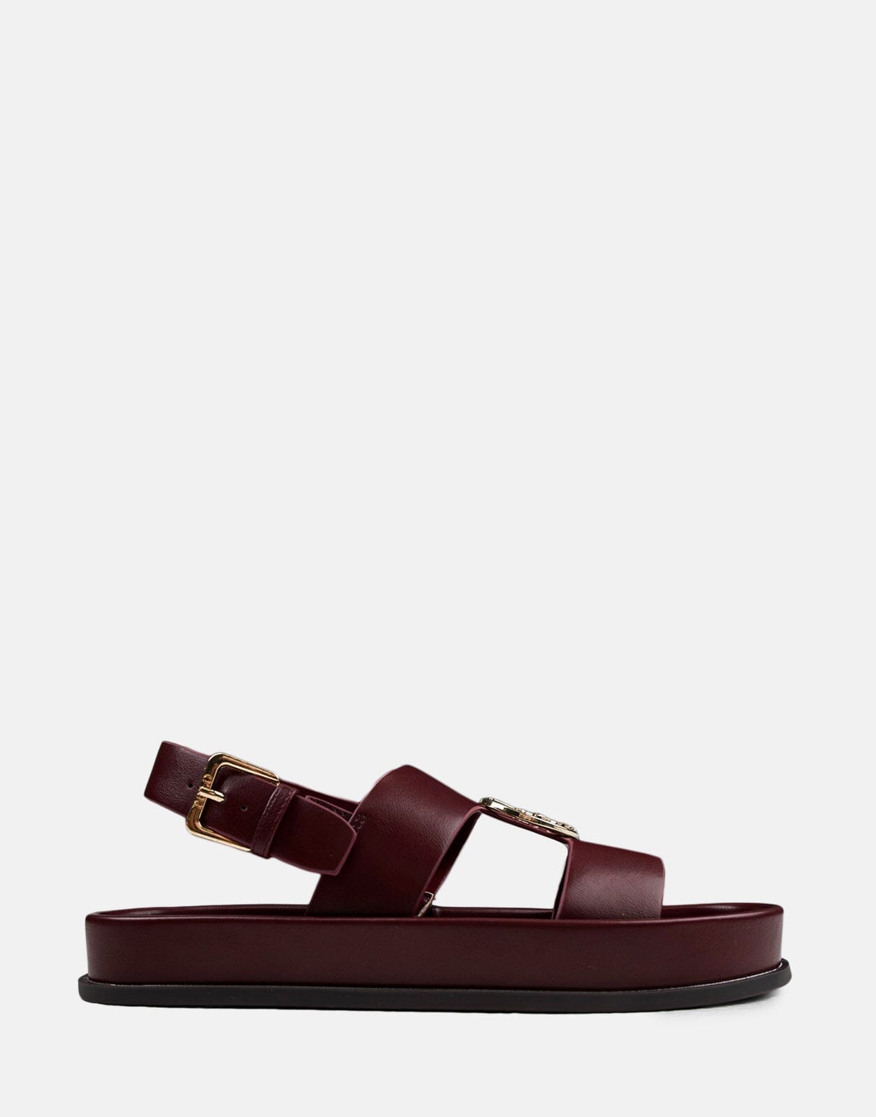 Polo Moulded Trim Burgundy Sandals - Subwear