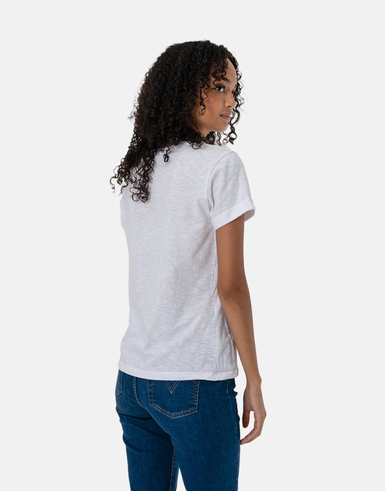 Guess College T-Shirt White - Subwear