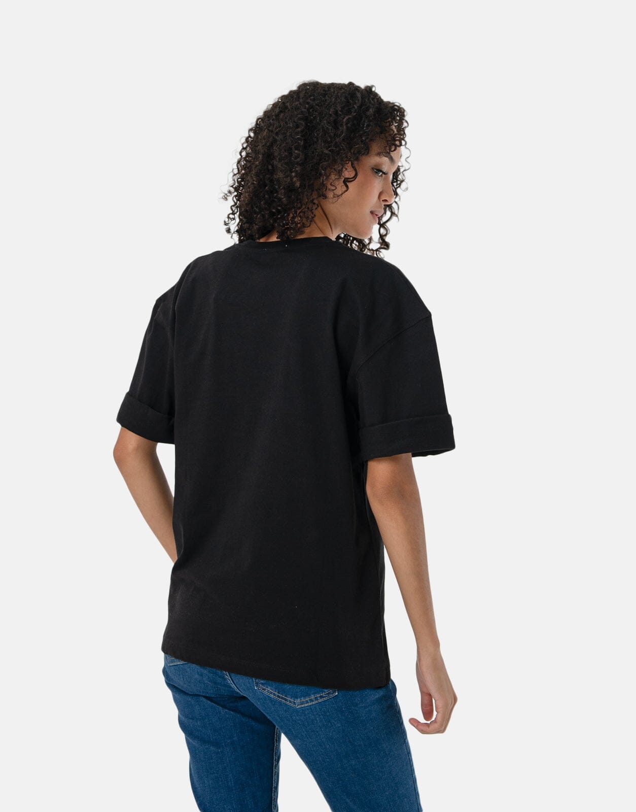 Replay Colour Block Logo Black T-Shirt - Subwear
