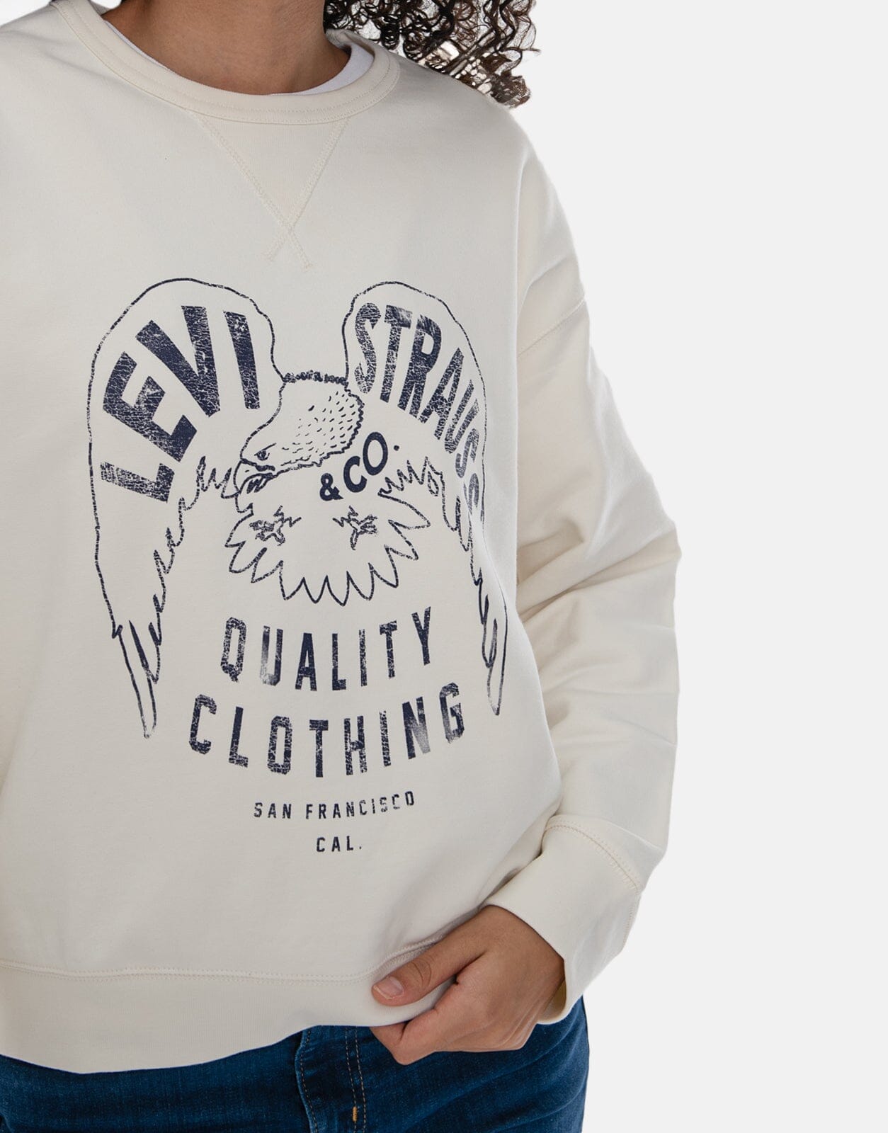 Levi's Graphic Signature Crew Eagle Sweatshirt - Subwear