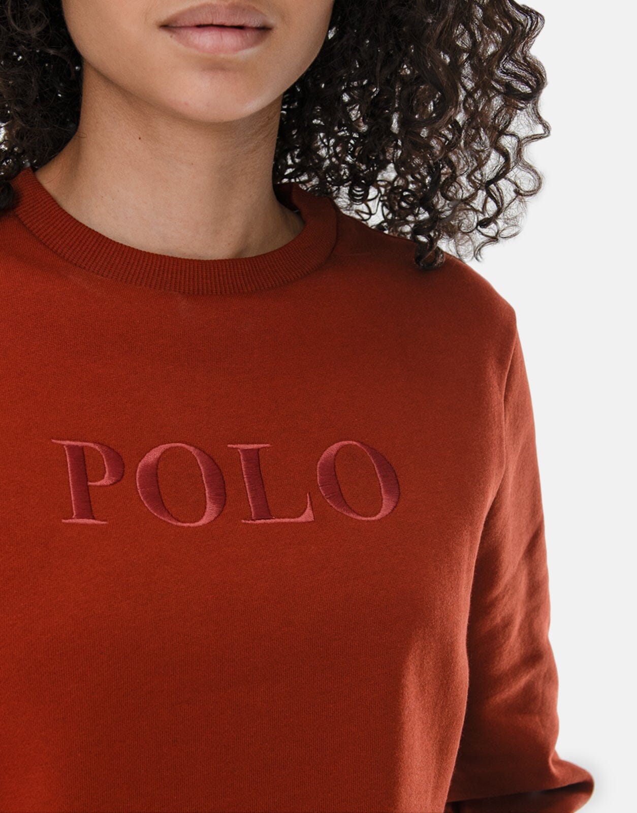 Polo Thandiwe Sweatshirt Rust - Subwear