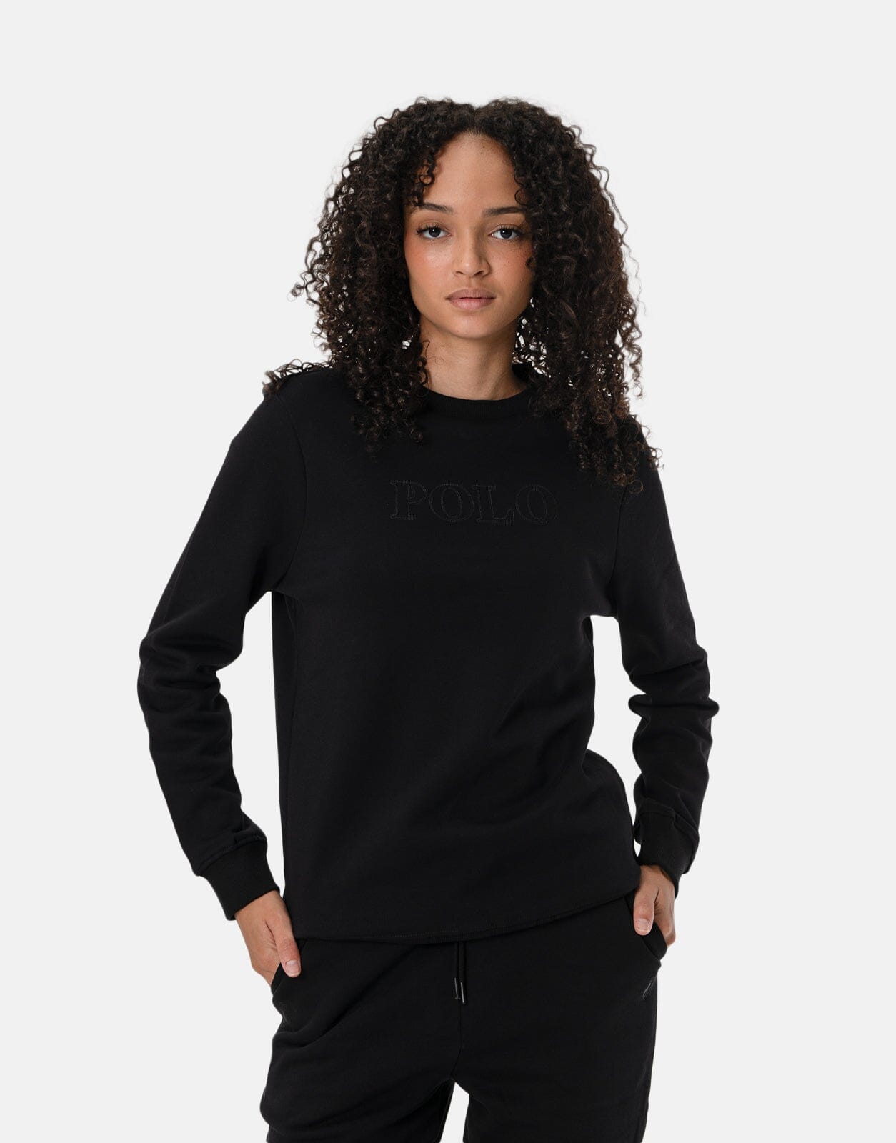 Polo Mbali Black Sweatshirt - Subwear
