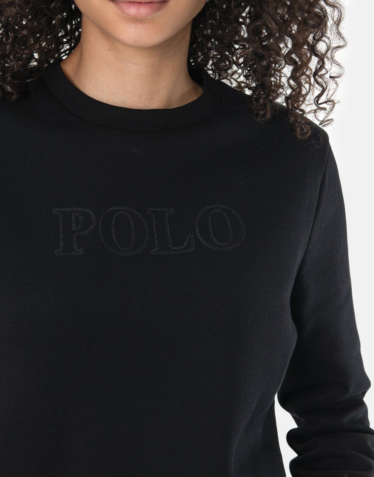 Polo Mbali Black Sweatshirt - Subwear