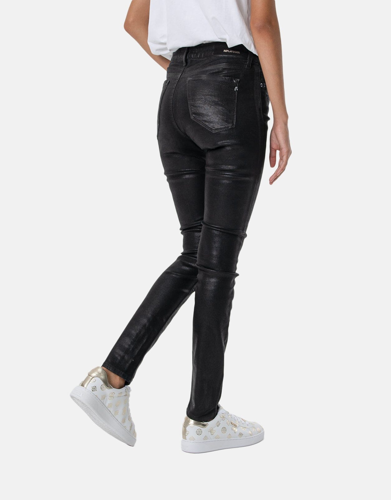 Replay Luzien High Waist Black Skinny Jeans - Subwear