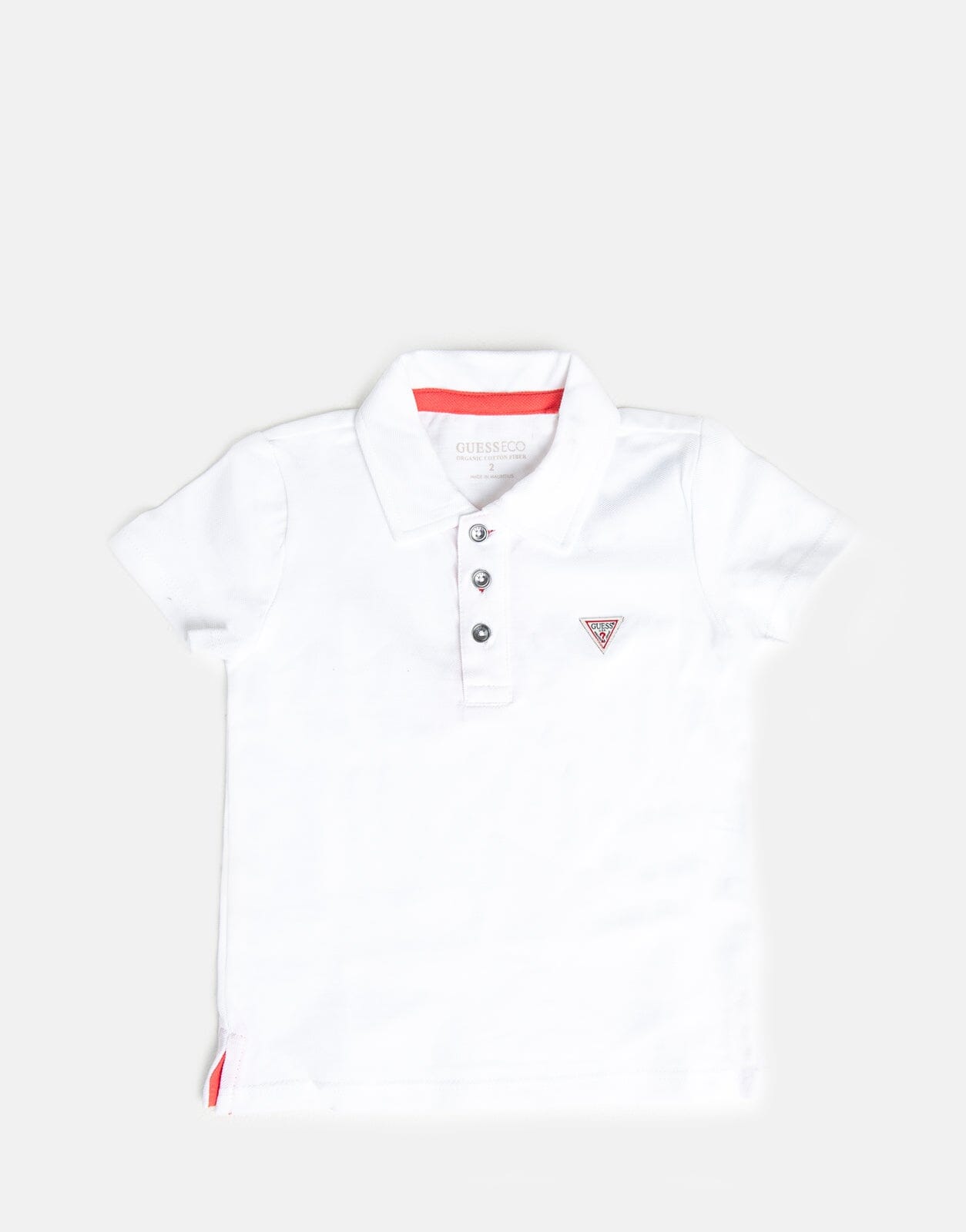 Guess Kids Core Polo Shirt White - Subwear