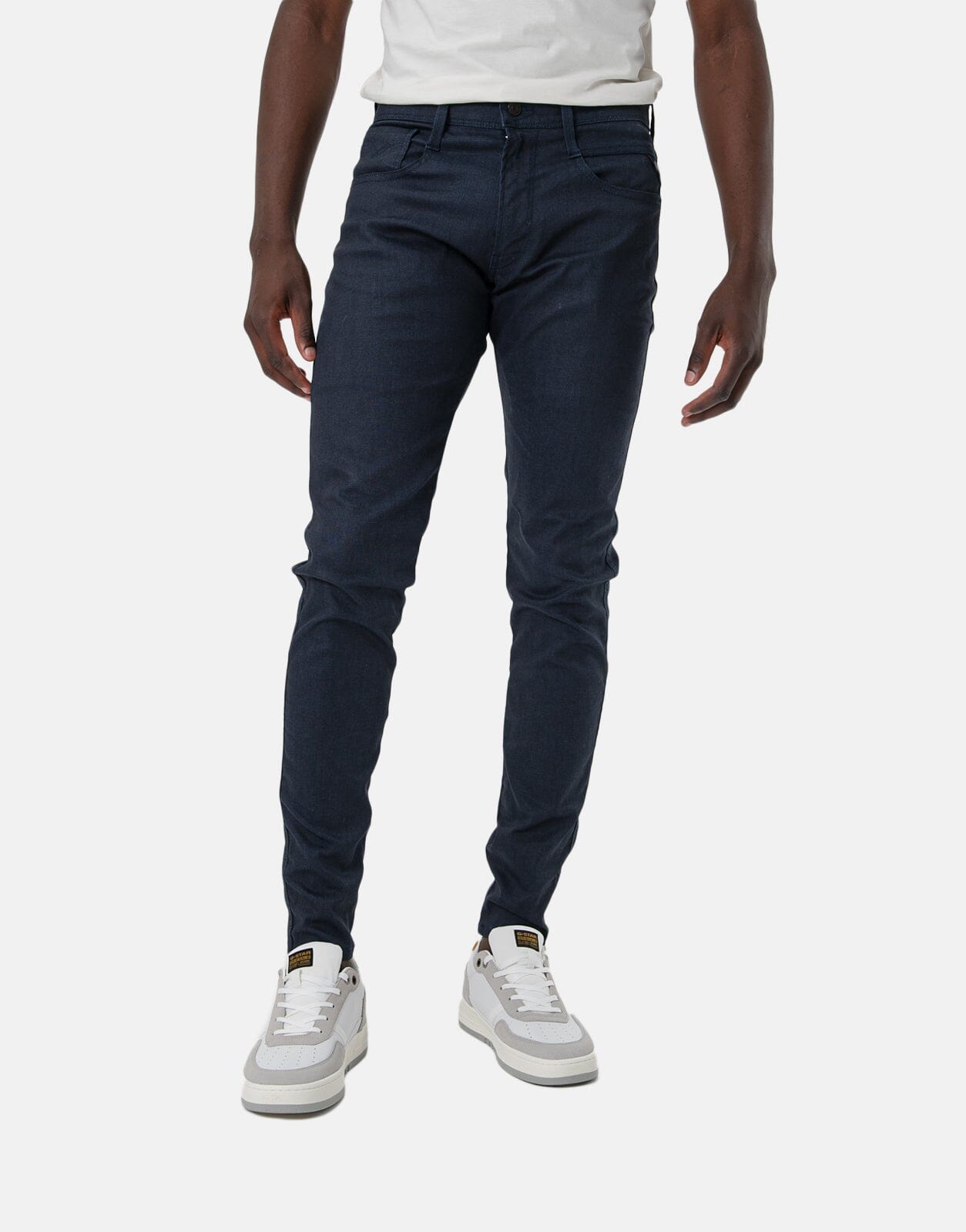 Replay Wax Coated Bronny Super Slim Fit Jeans - Subwear