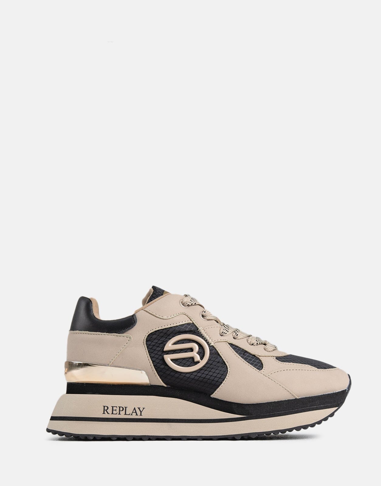 Replay Lucille Total Sneakers Beige - Subwear