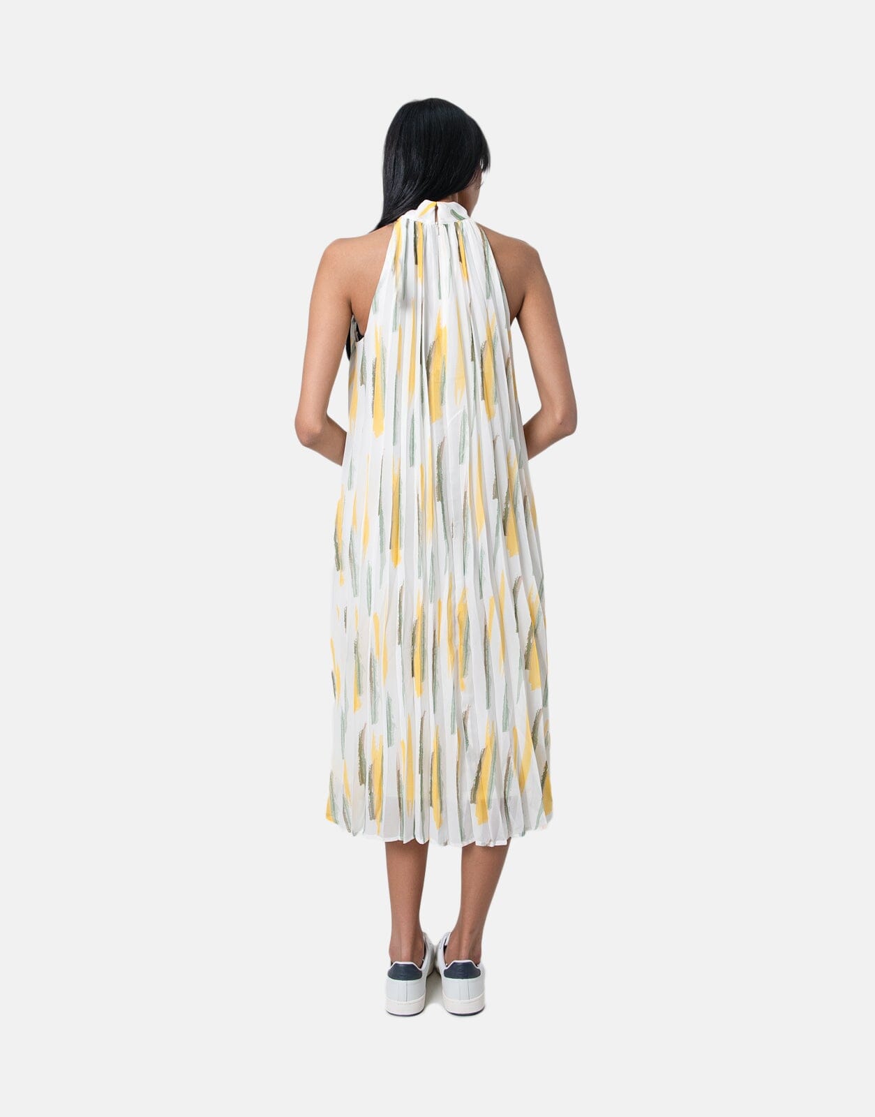 Polo Dafne Printed Dress Ecru - Subwear