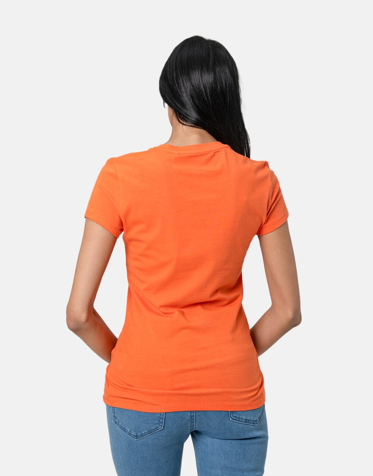 Guess Floral Tri T-Shirt Orange - Subwear