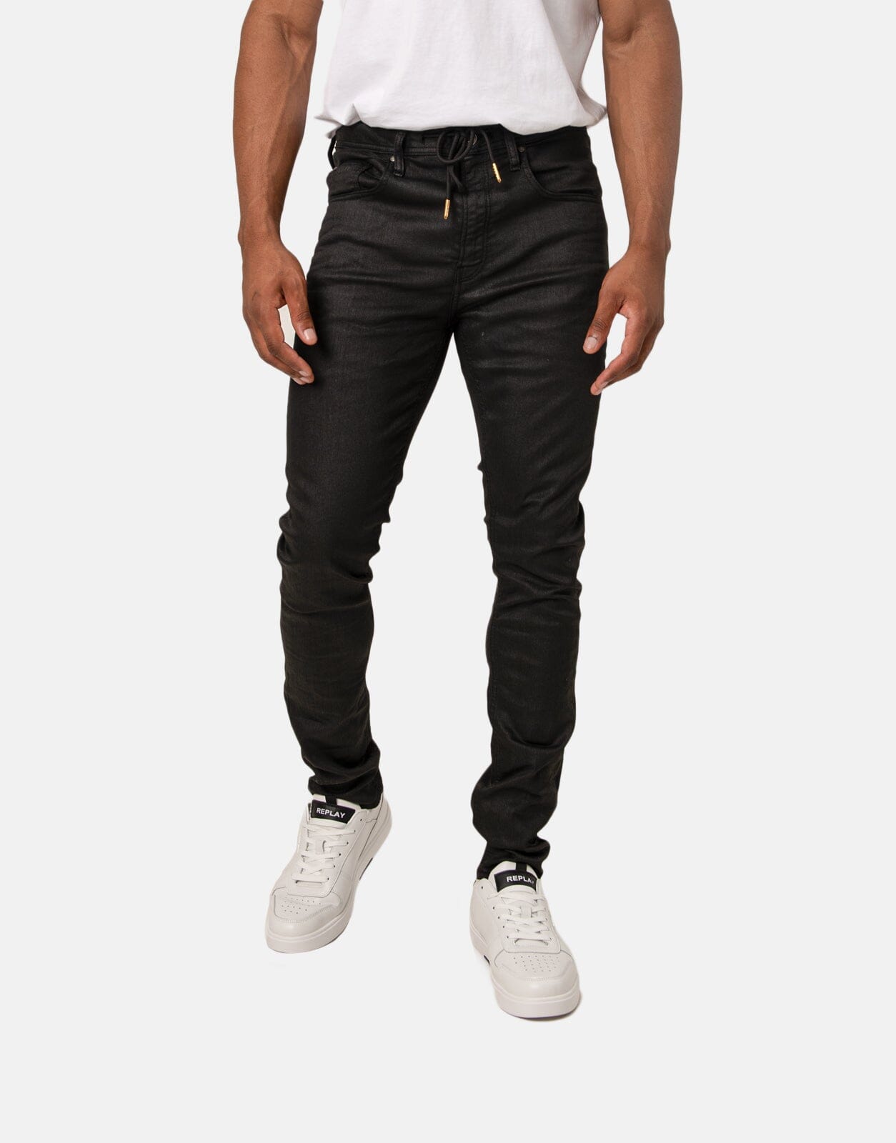 Vialli Elvinios Black Jogger Jeans