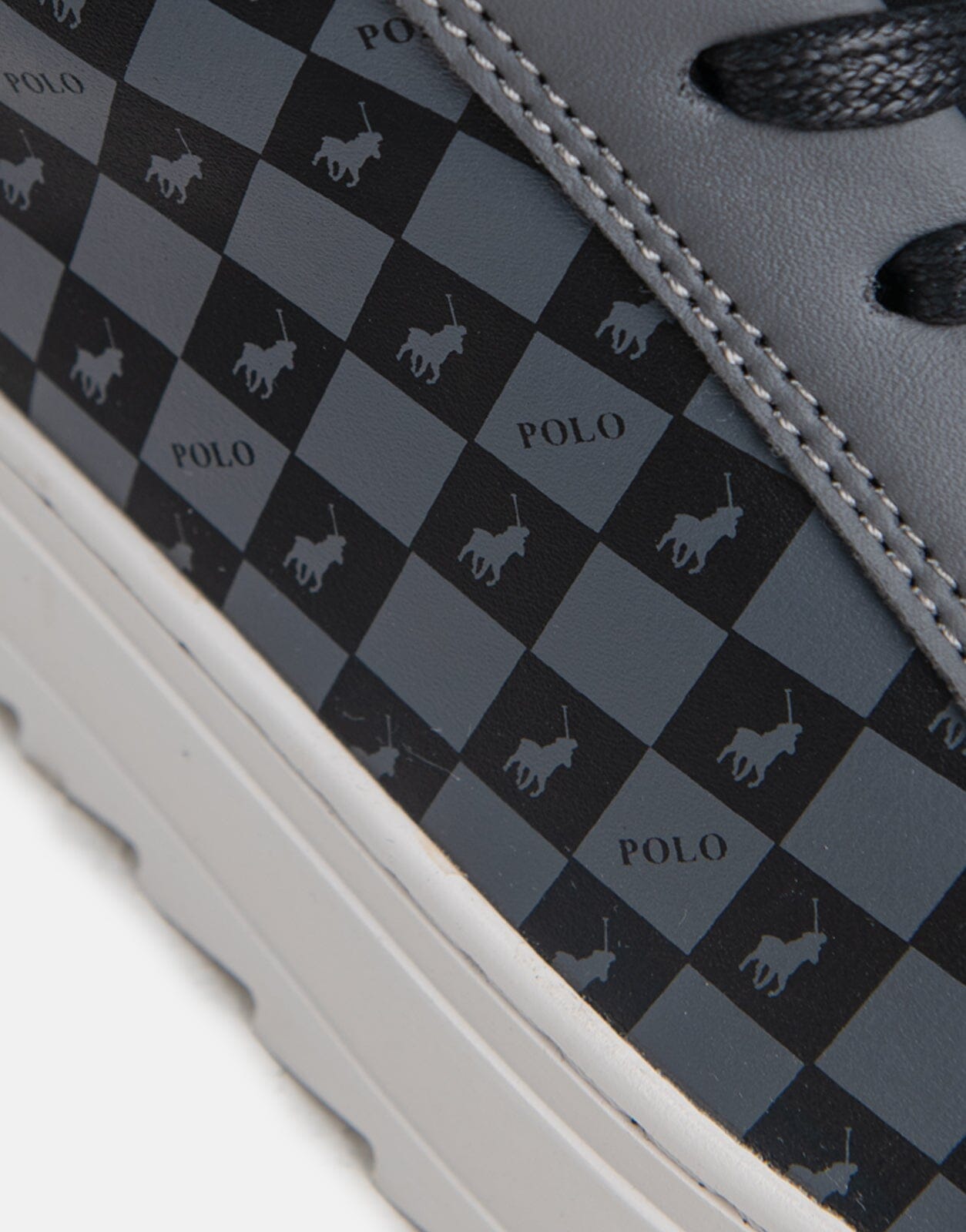 Polo Colour Block Monogram Black Sneakers - Subwear