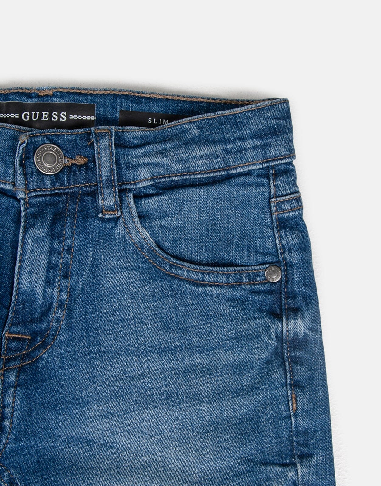 Guess Kids Denim Slim Fit Jeans LWS - Subwear