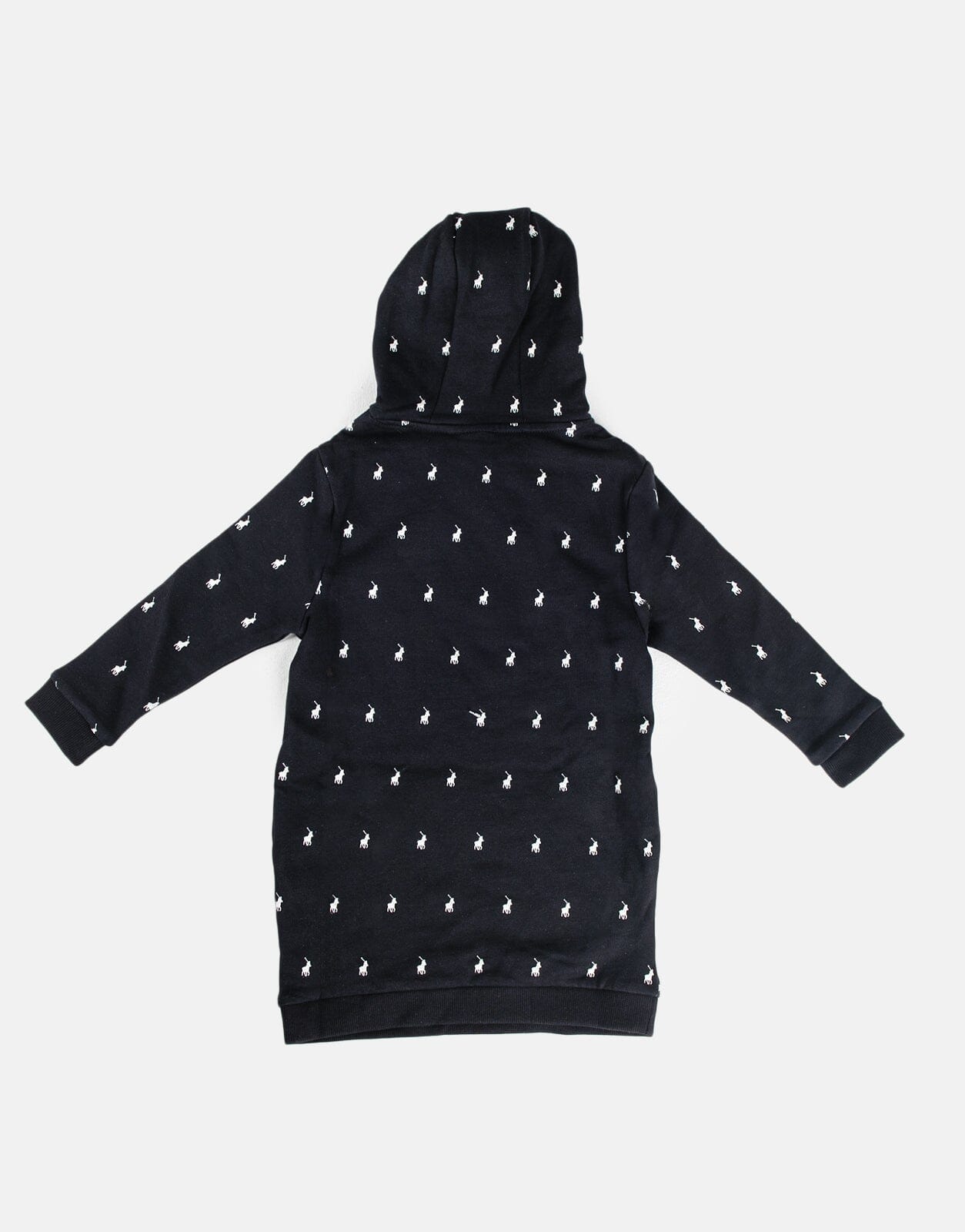 Polo Girls Keira Hooded Monogram Sweater Dress - Subwear