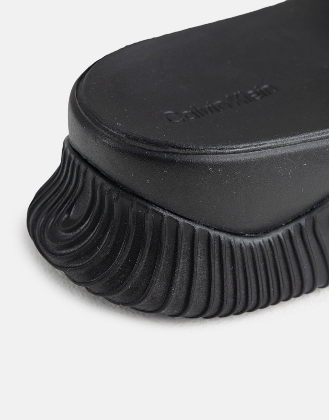 Calvin Klein Texture Hybrid Slides Black - Subwear